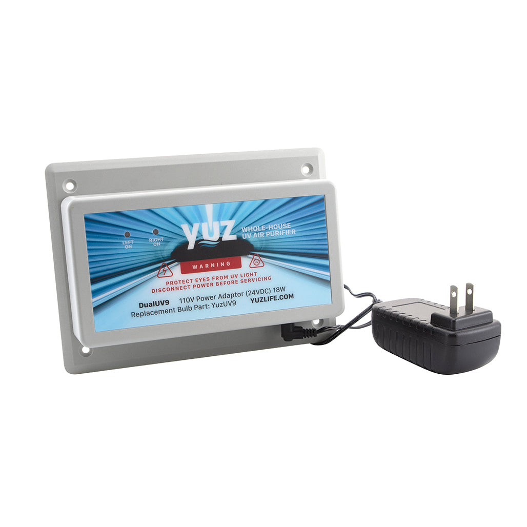 HVAC Whole House Air Purifier-2 UV Lamps -18 Watt -100 to 240V