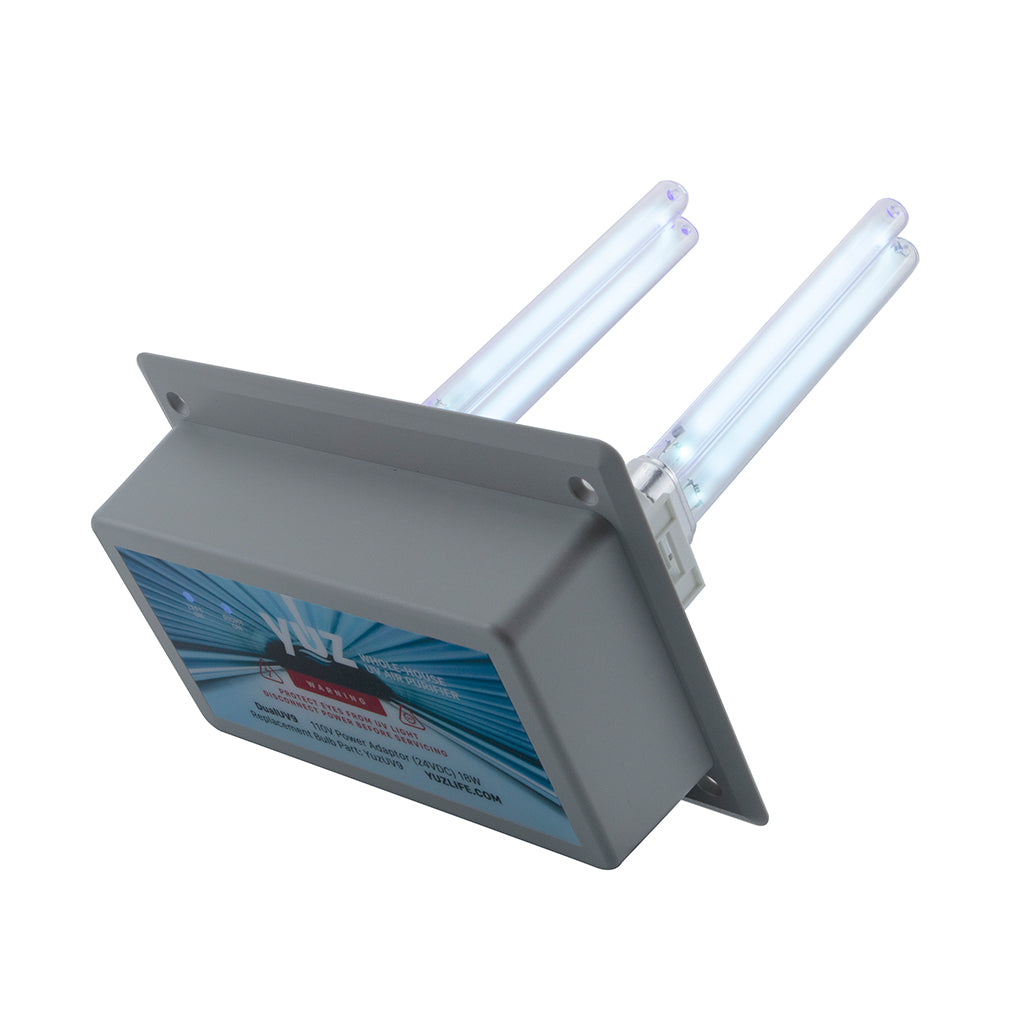HVAC Whole House Air Purifier-2 UV Lamps -18 Watt -100 to 240V