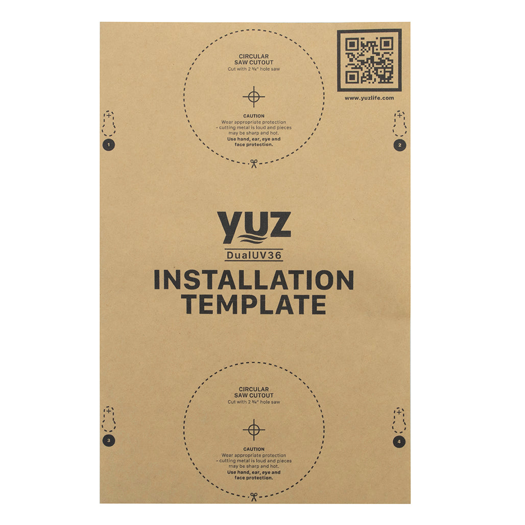 YUZ Whole House Air Purifier 2 Lamps -72Watt -100 to 240V