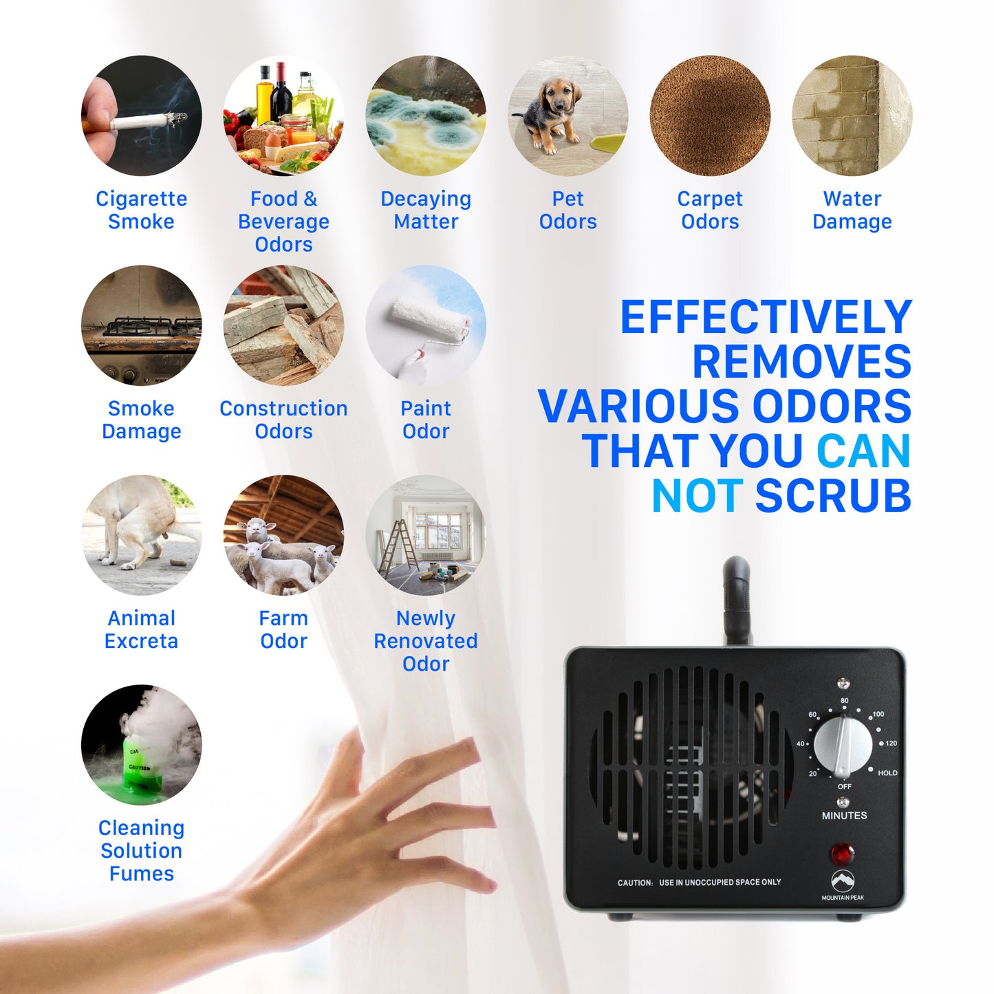 Mountain Peak - UltimatePlus Commercial Ozone Generator