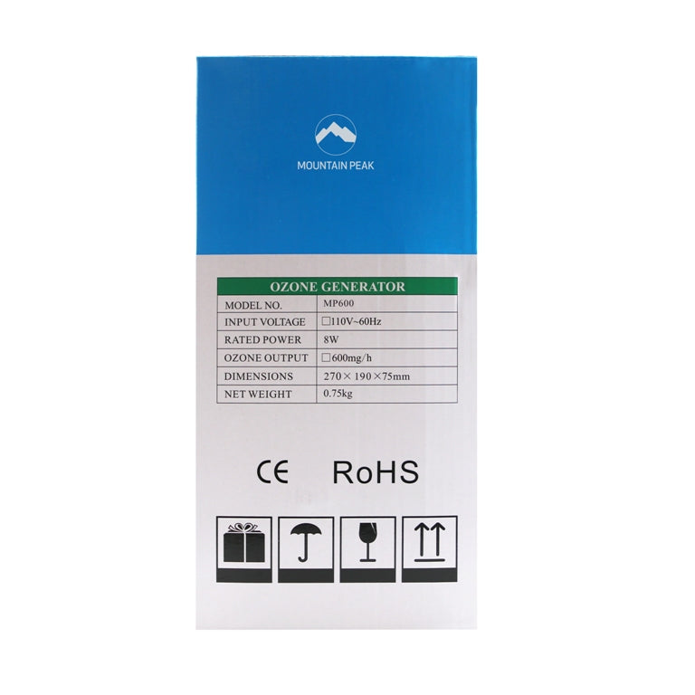 MountainPeak-Ozone Generator 600 For Water, Disinfector Fruits Vegetables Sterilization